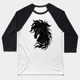 The Black Horse Baseball T-Shirt